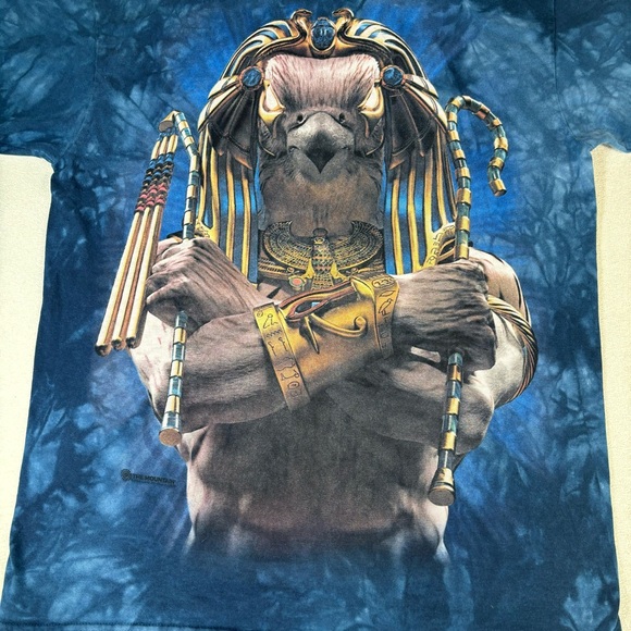 The Mountain T Shirt 2014 David Penfound Pharoah Tie Dye Size Medium Blue - Picture 4 of 7